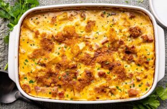 Ham and Potato Casserole – The Stay At Home Chef