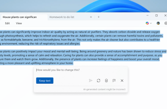Microsoft Notepad’s latest AI trick churns out custom text for you