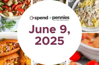Weekly Meal Plan June 9, 2025