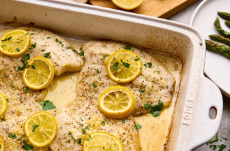 Easy Lemon Garlic Baked Tilapia